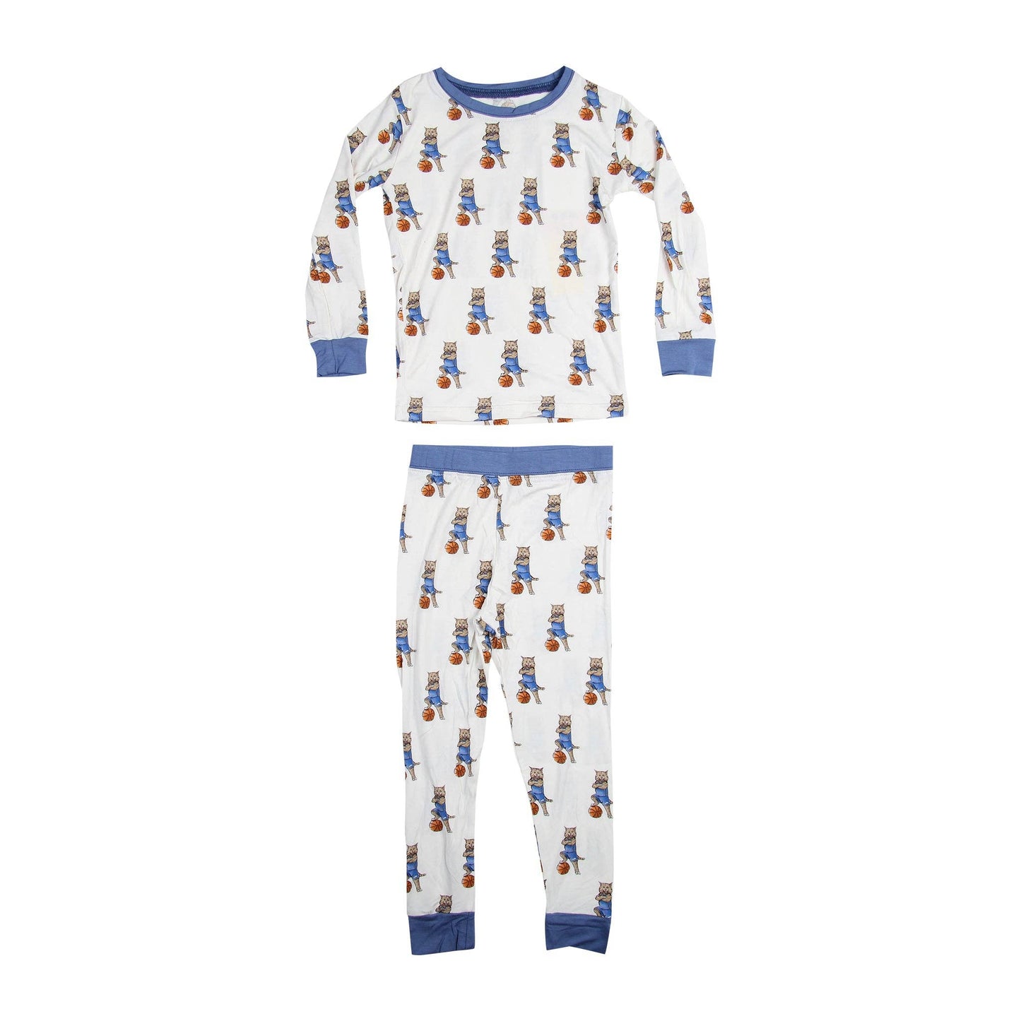 Standing Wildcat Basketball Kentucky Kids Unisex Pajamas