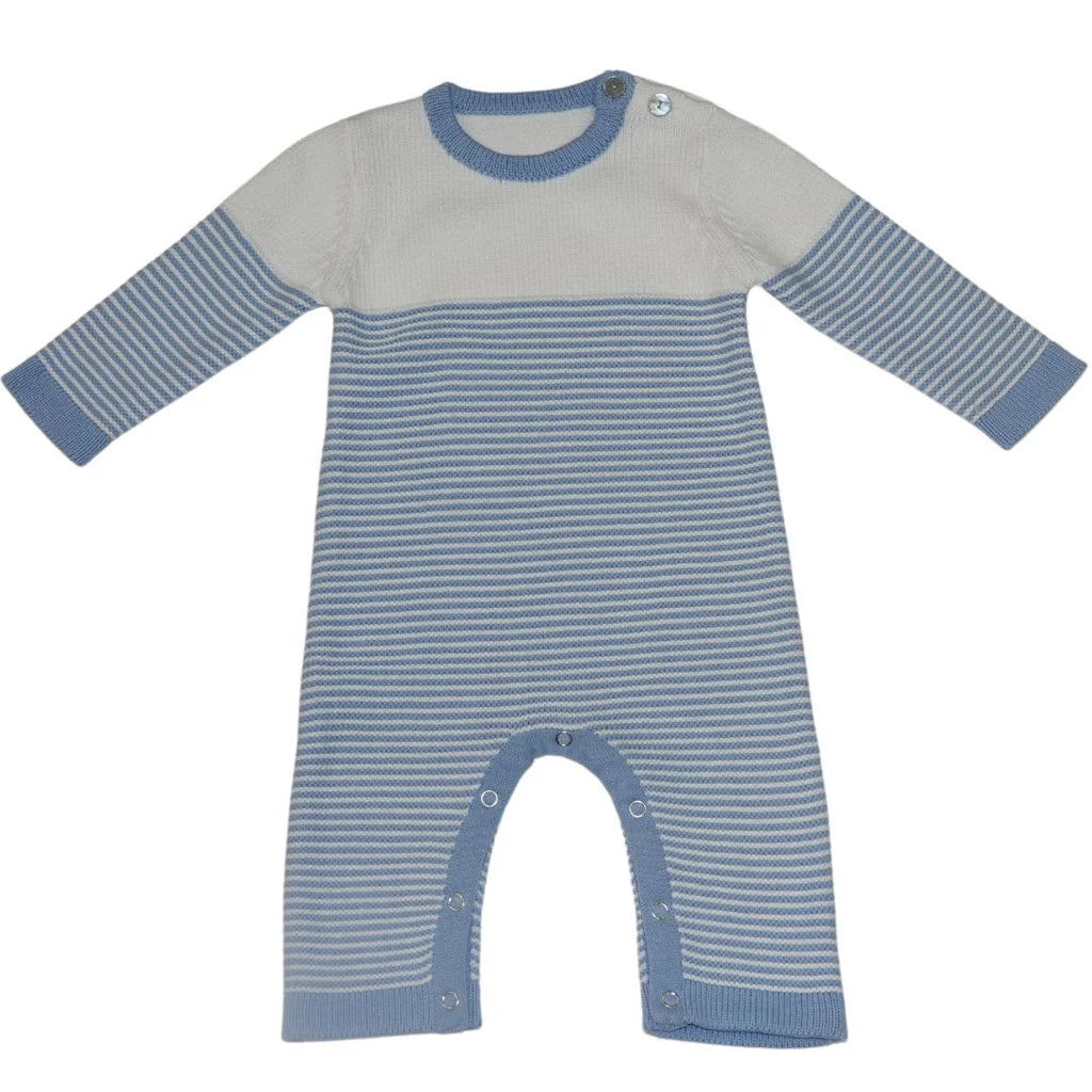 Seed Stiched Striped Cotton Onesie (multiple colors)
