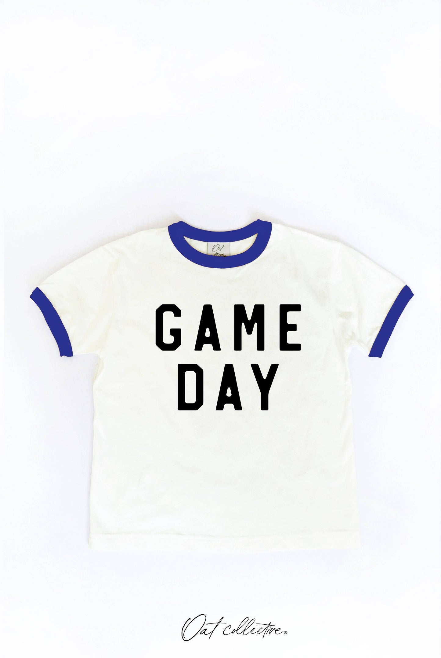 GAME DAY Toddler Ringer Graphic Top