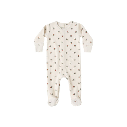 Hidden Snap Footie Holly Berry