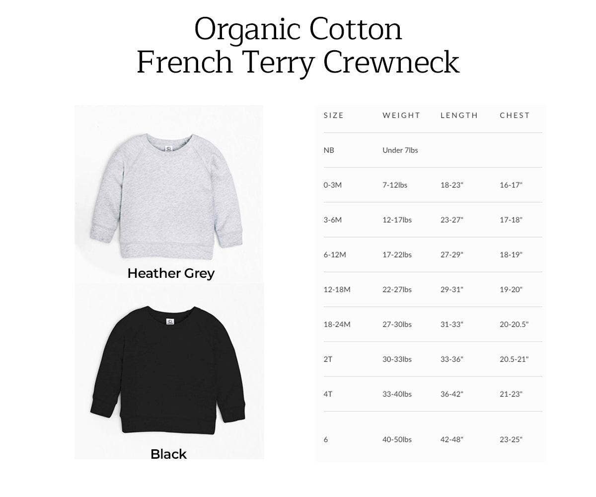 Organic Cotton Big Bro Toddler French Terry Boy Sweatshirt
