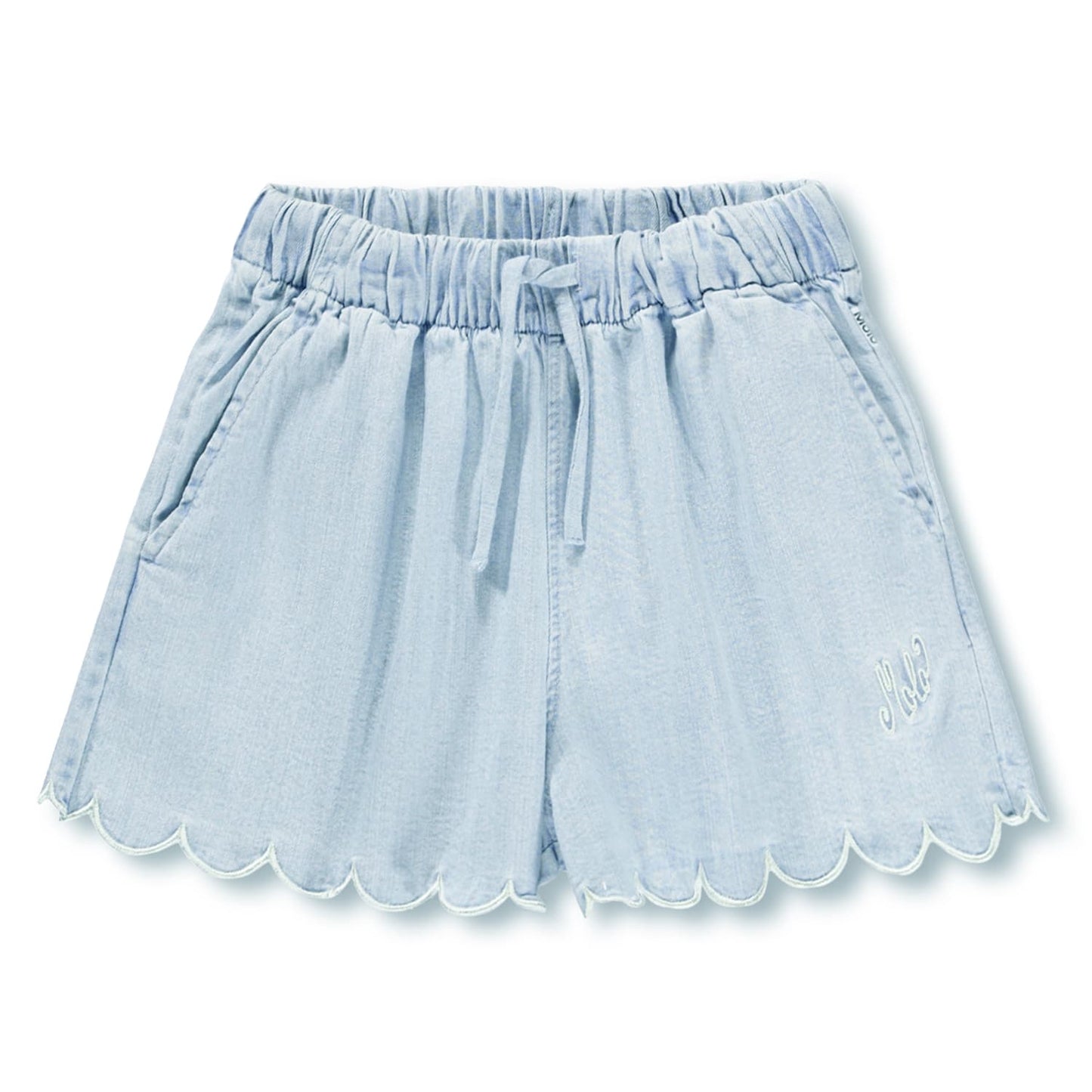 Molo Addie Washed Chambray Shorts
