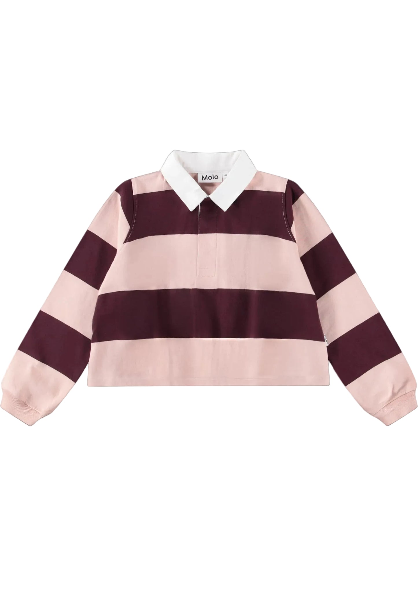 Molo Rozalia Berry Petal Cropped Polo