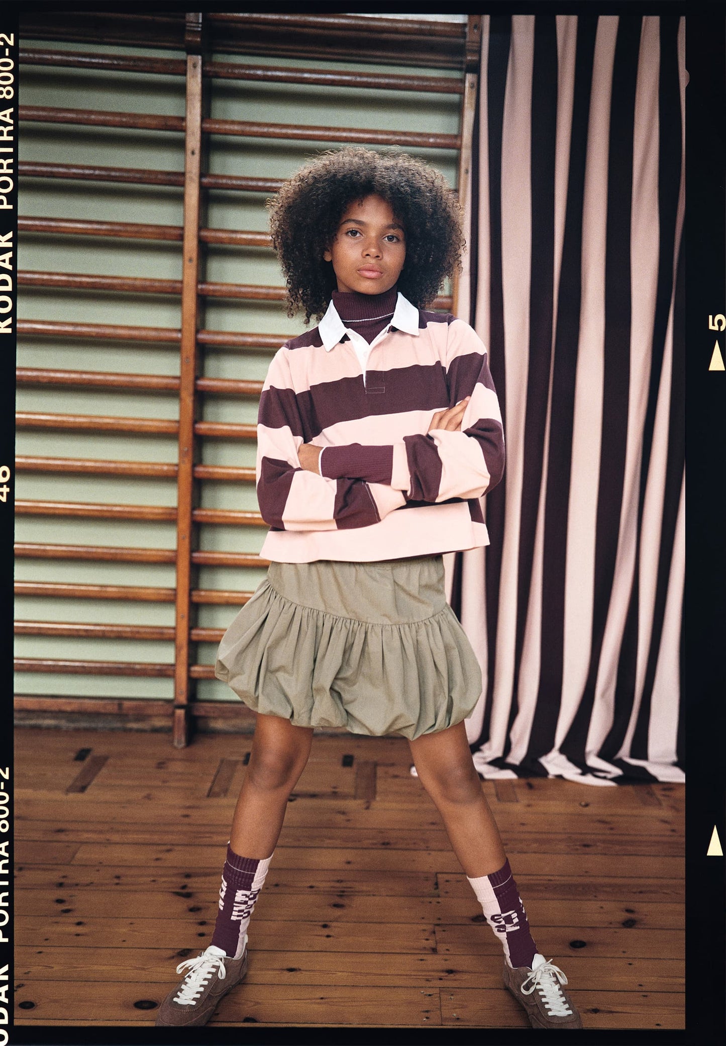 Molo Britta Bubble Skirt - Teak
