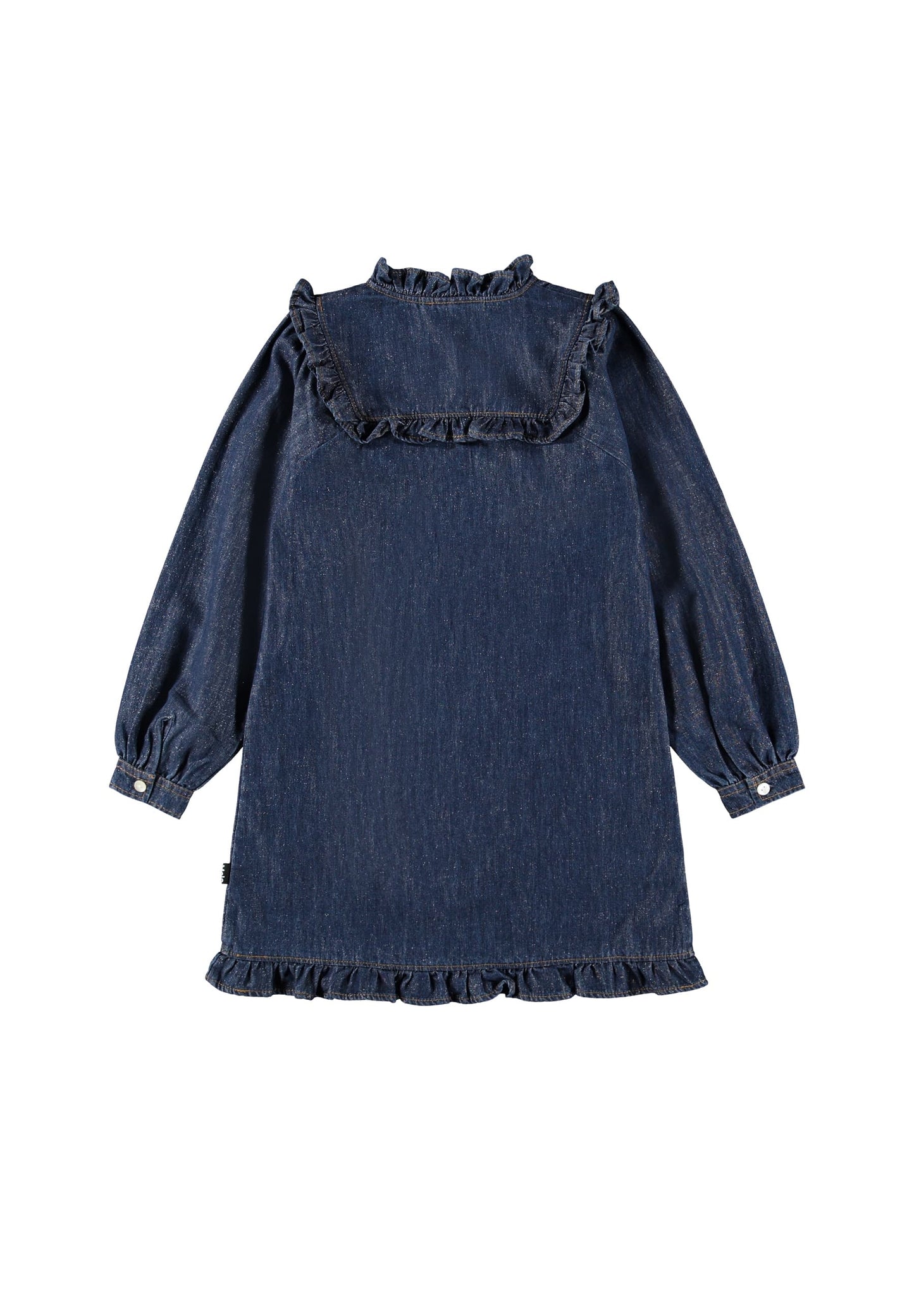 Molo Chaka Dress - Mid Blue Glitter