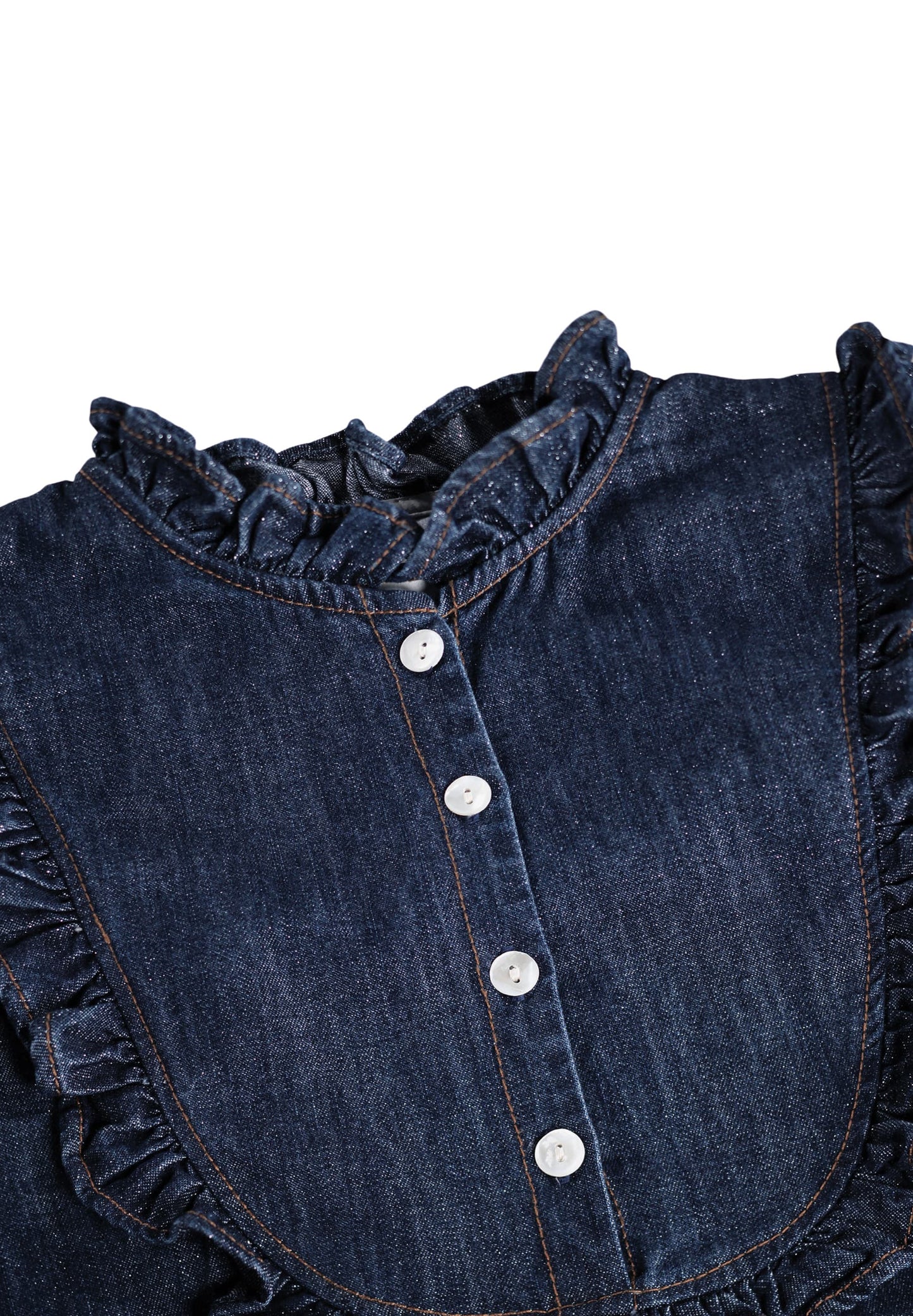 Molo Chaka Dress - Mid Blue Glitter