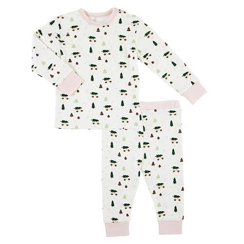 Christmas Pink PJ Set