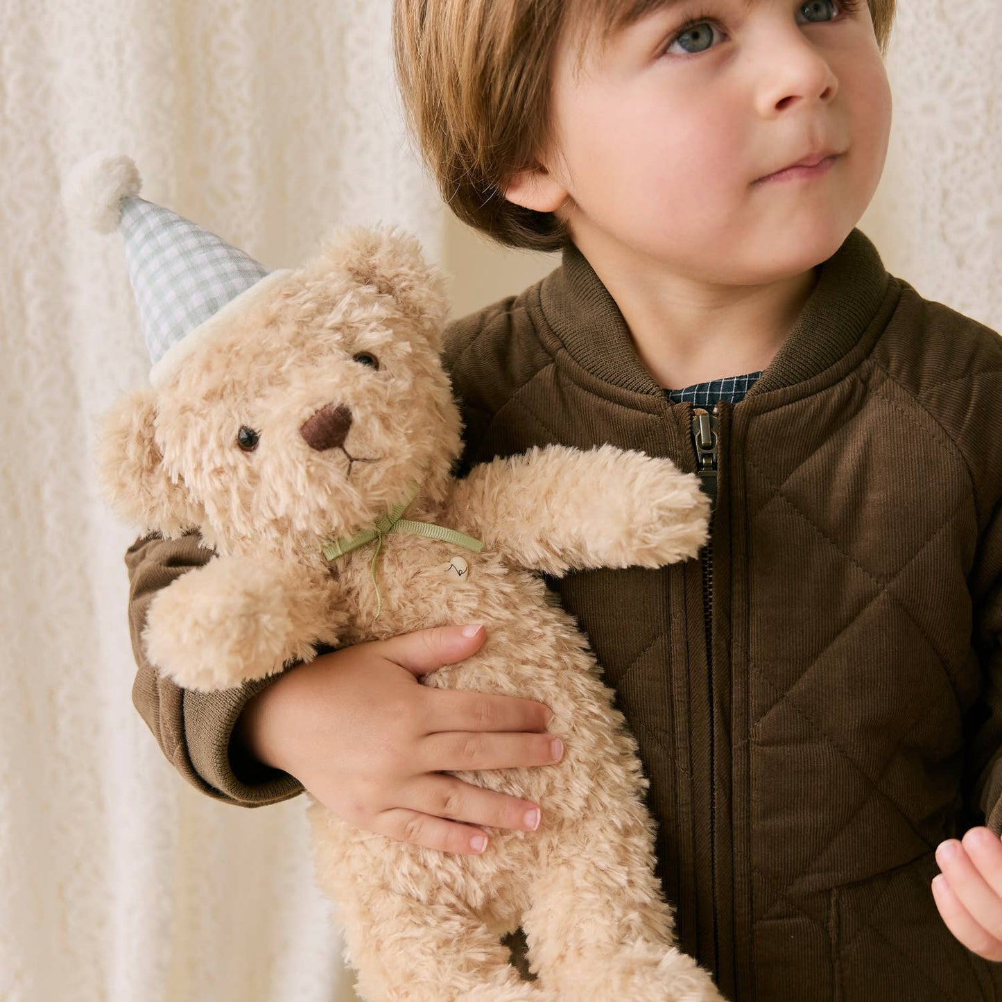 Birthday Teddy Bear Plush - Arthur with Hat (14")
