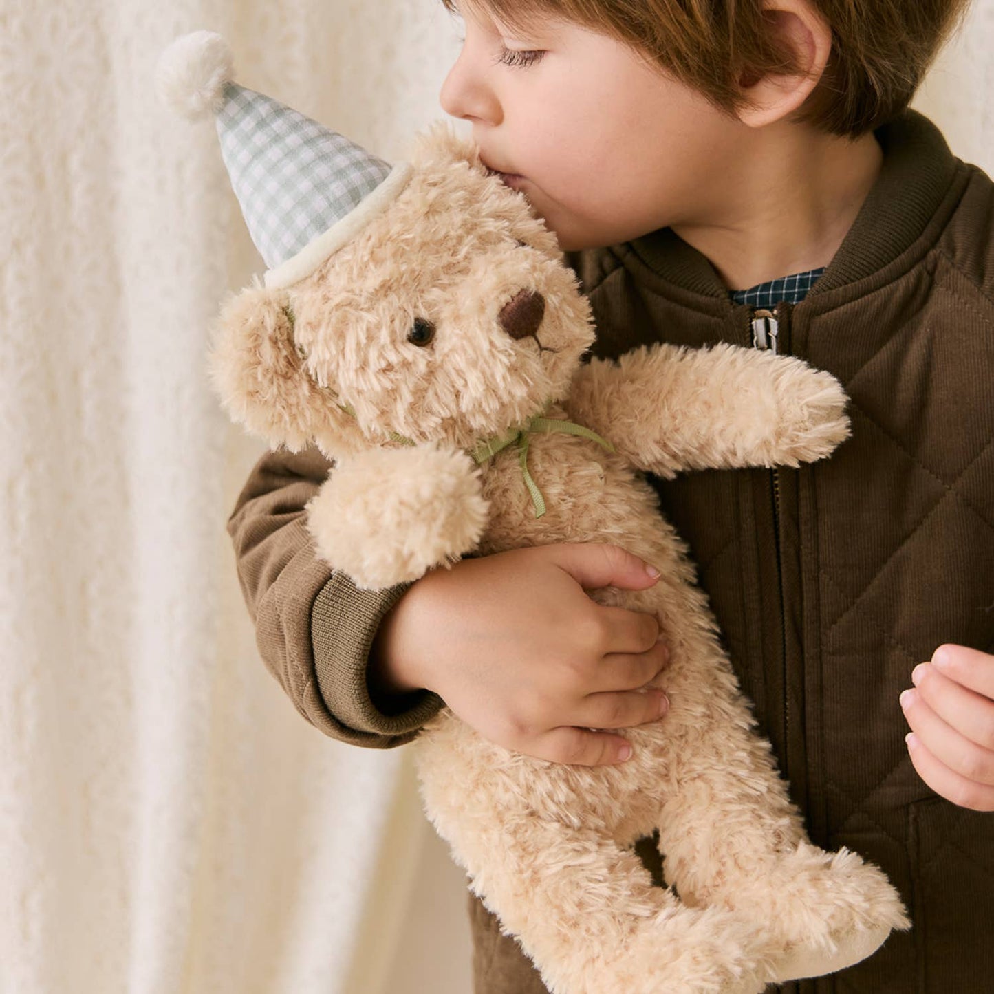 Birthday Teddy Bear Plush - Arthur with Hat (14")