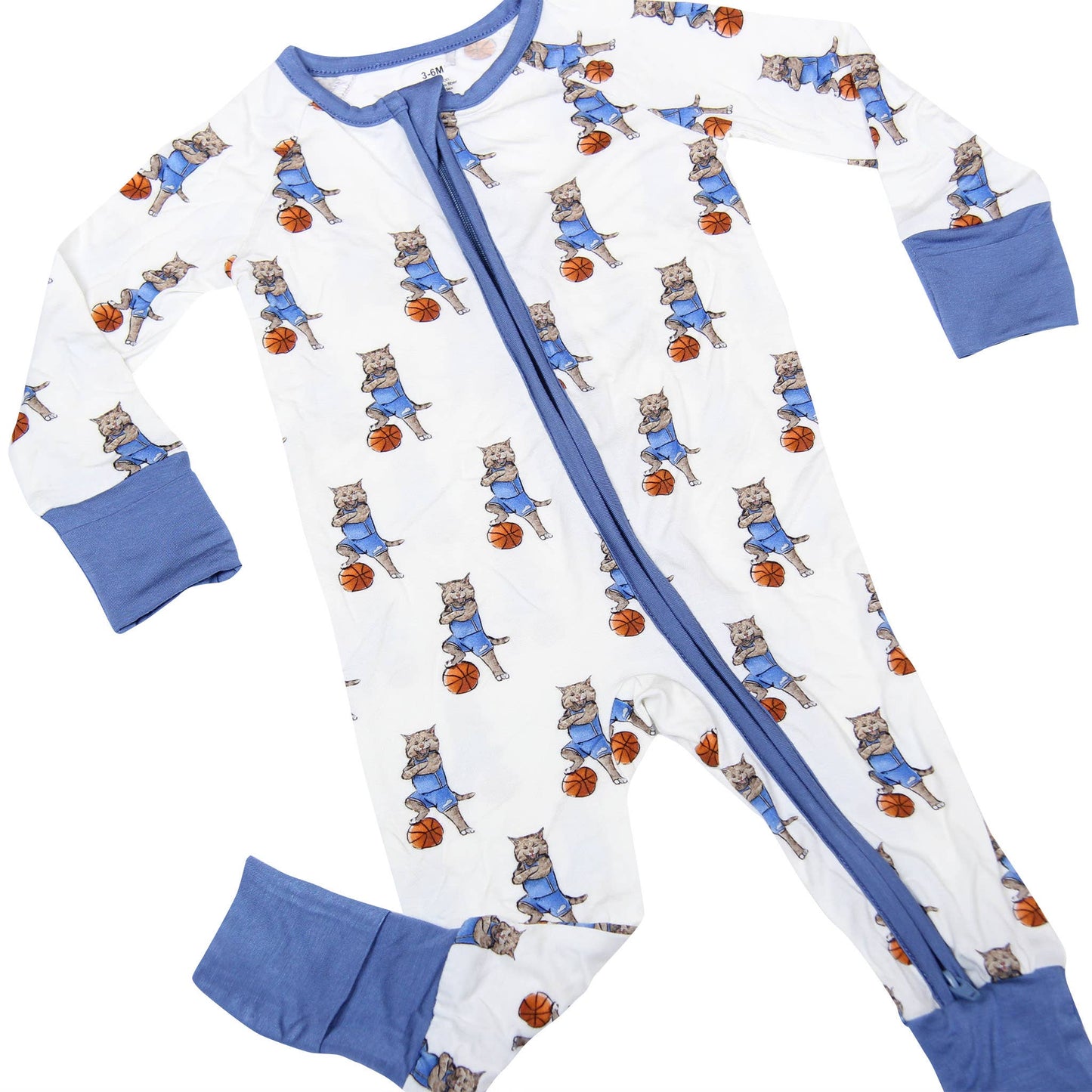 Standing Wildcat Basketball Kentucky Kids Unisex Pajamas