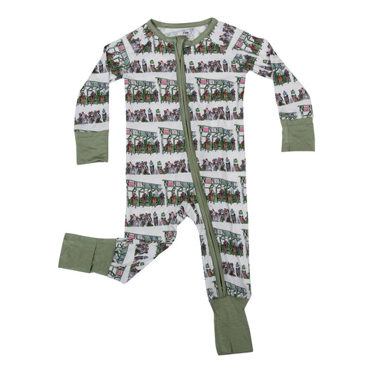 Out of the Gate Horse Racing Kids Unisex Pajamas