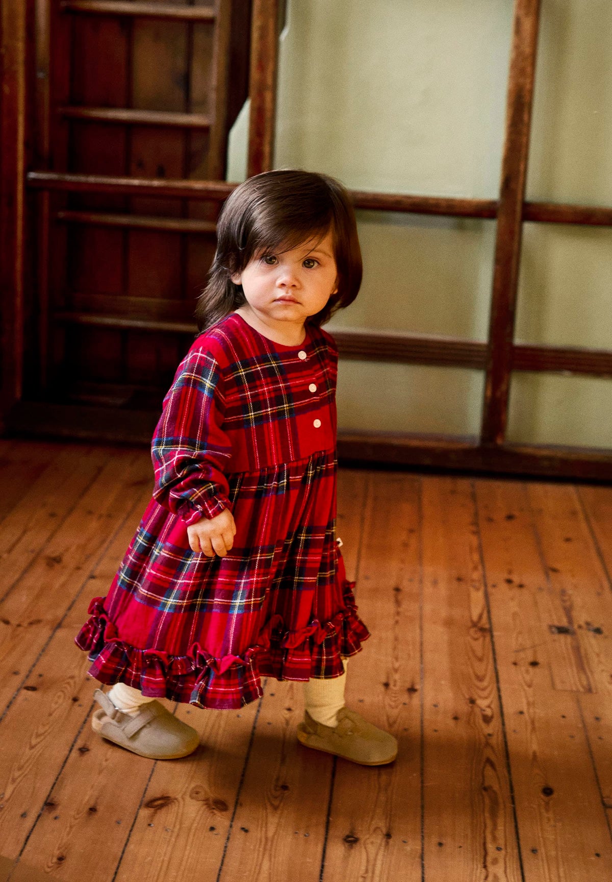 Molo Cele Dress - Holiday Check