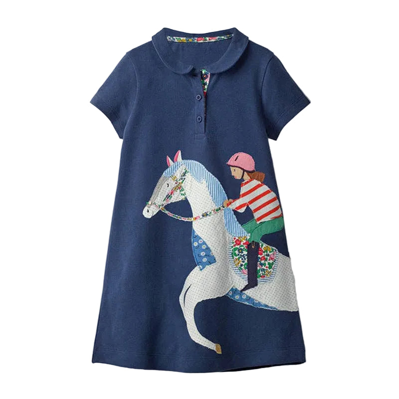 Blue Ribbon Equestrian Dress