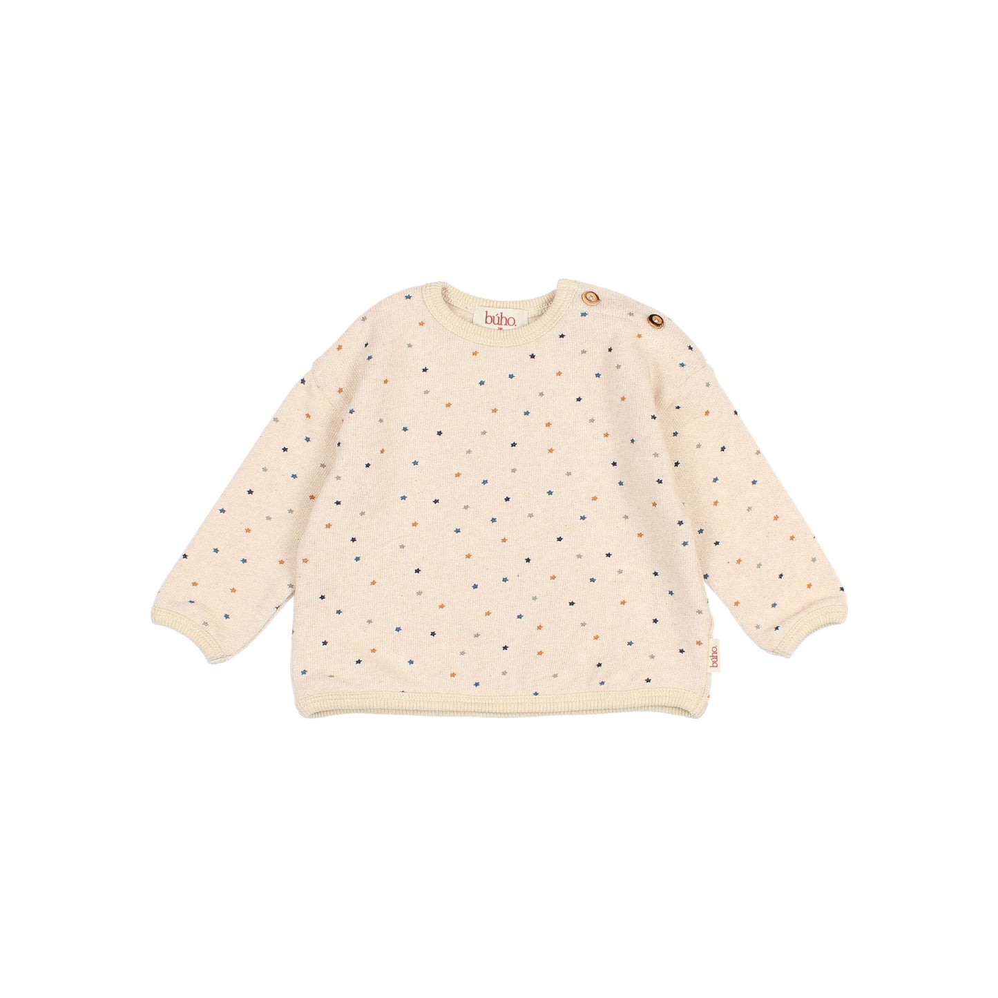 Buho Soft Stars Sweatshirt - Natural