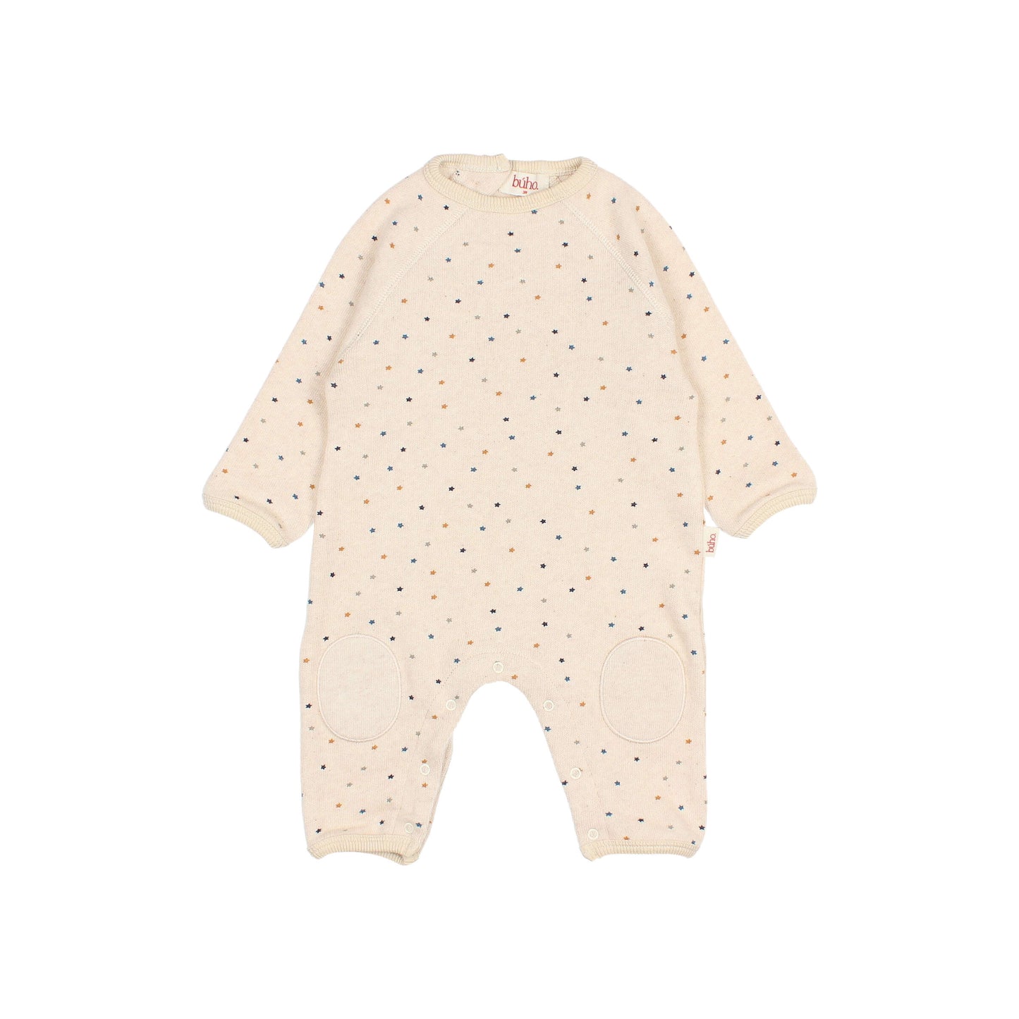 Buho Soft Stars Jumpsuit - Natural