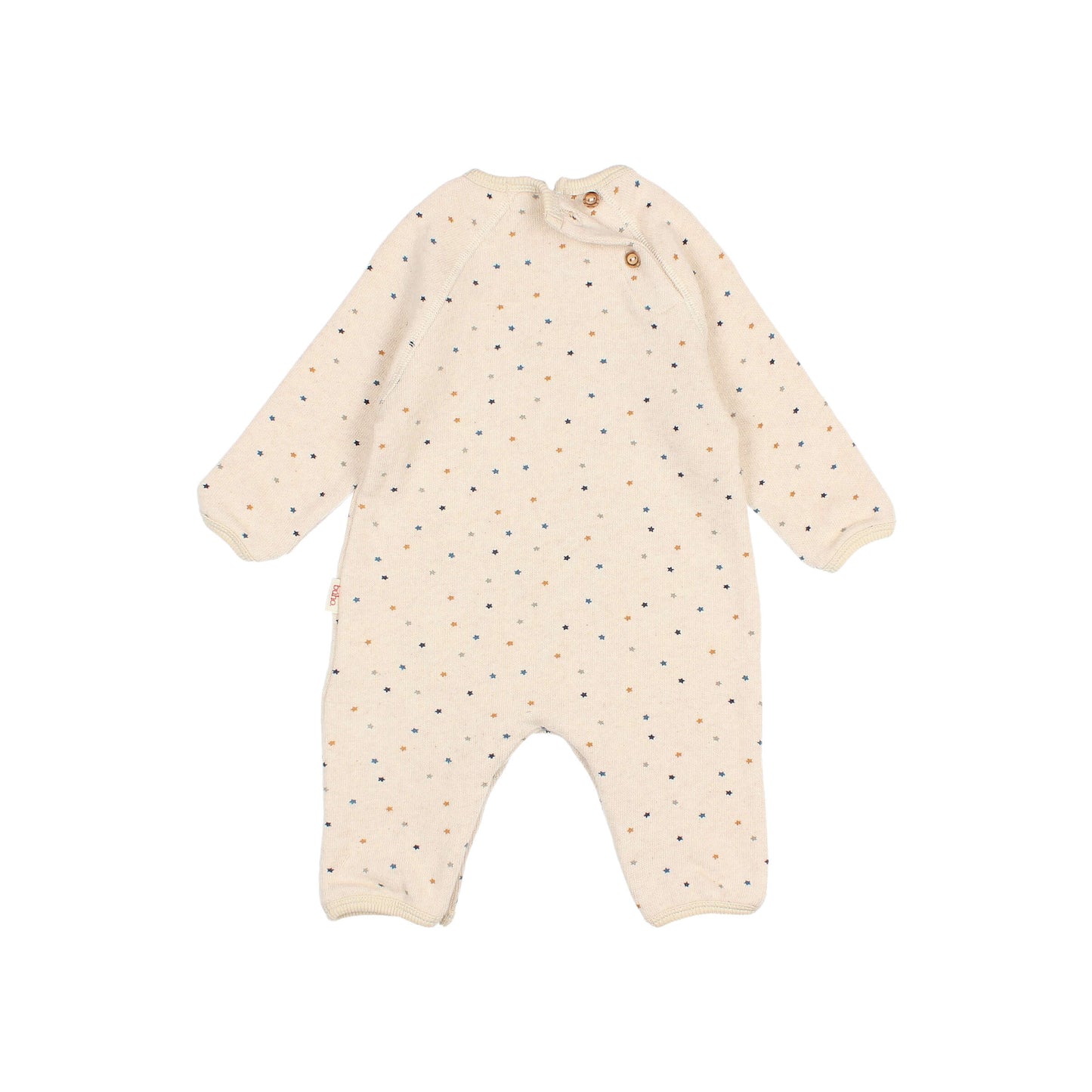 Buho Soft Stars Jumpsuit - Natural