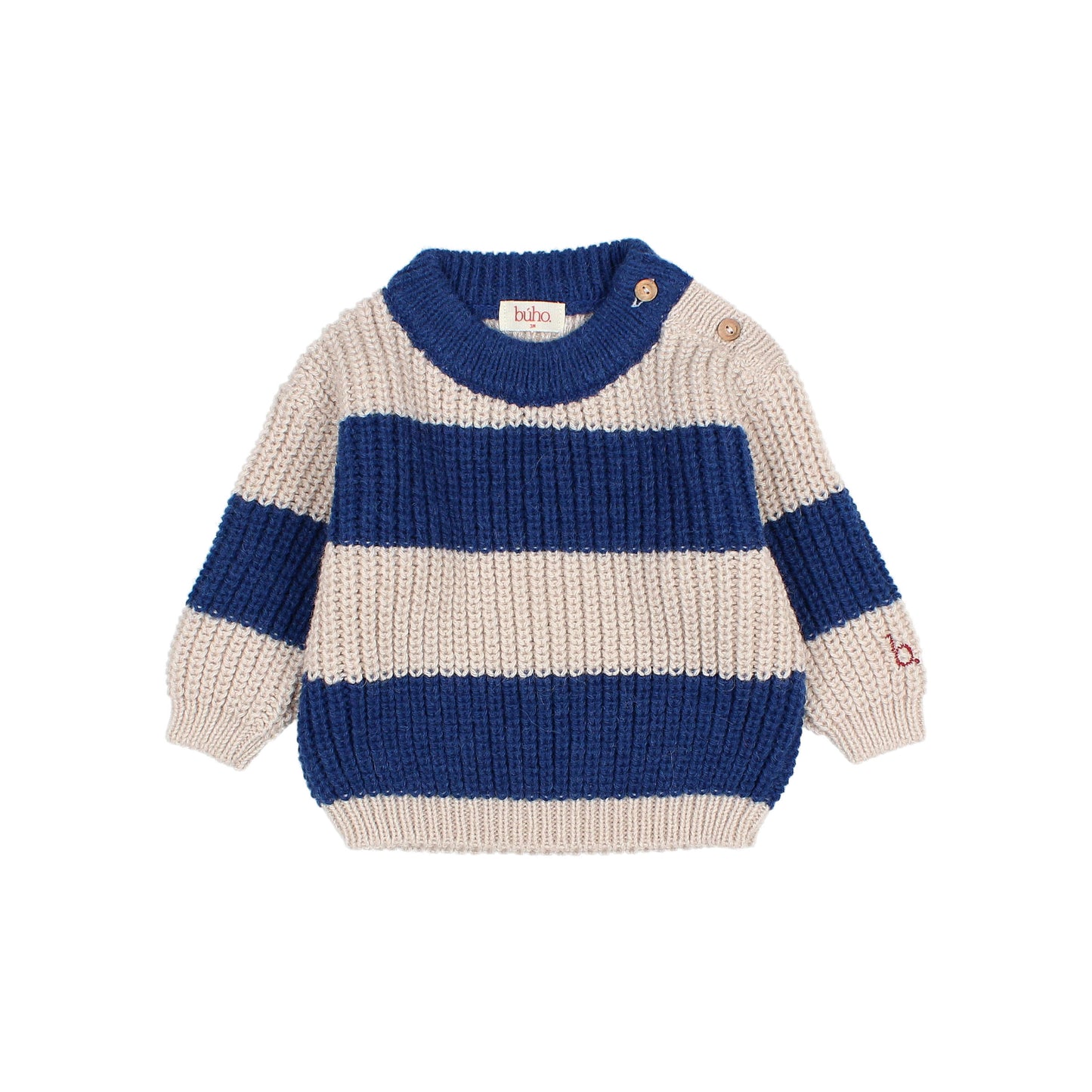 Buho Stripes Sweater - Marine