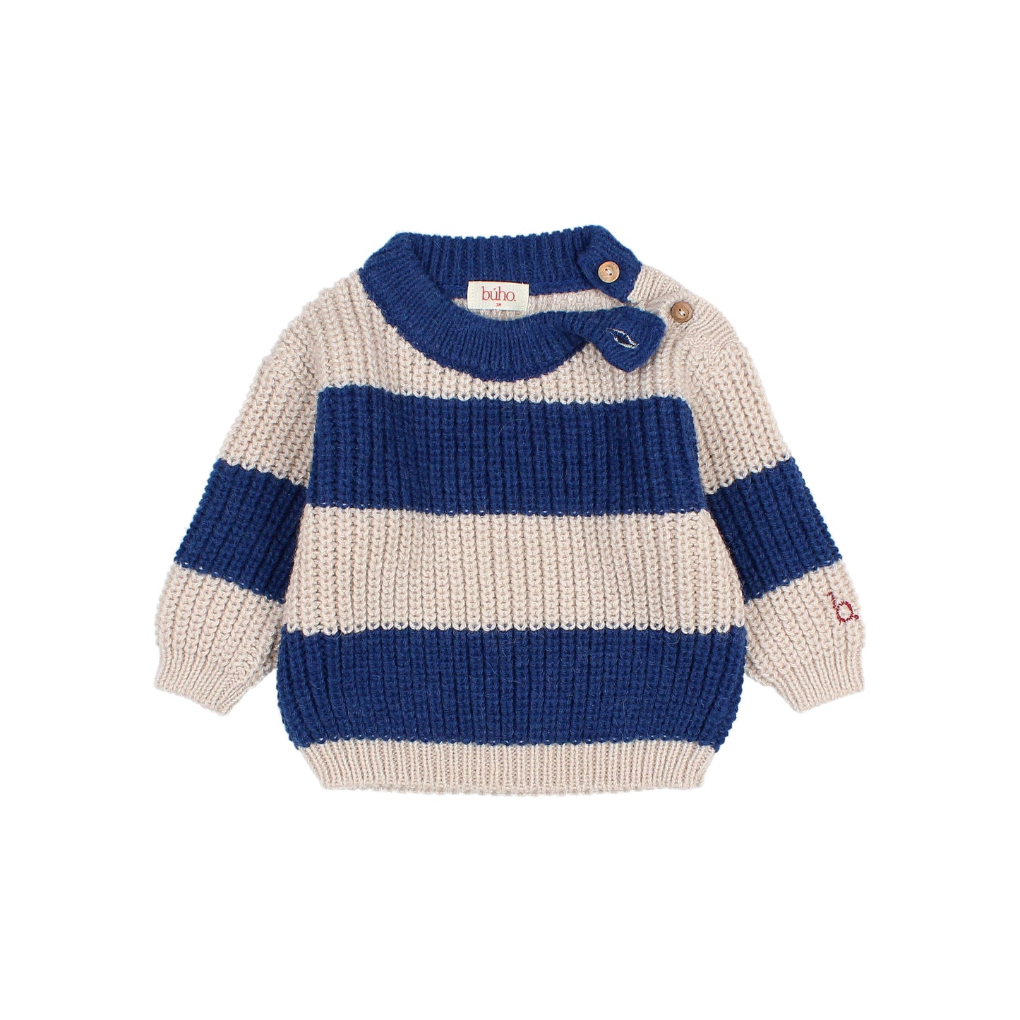 Buho Stripes Sweater - Marine