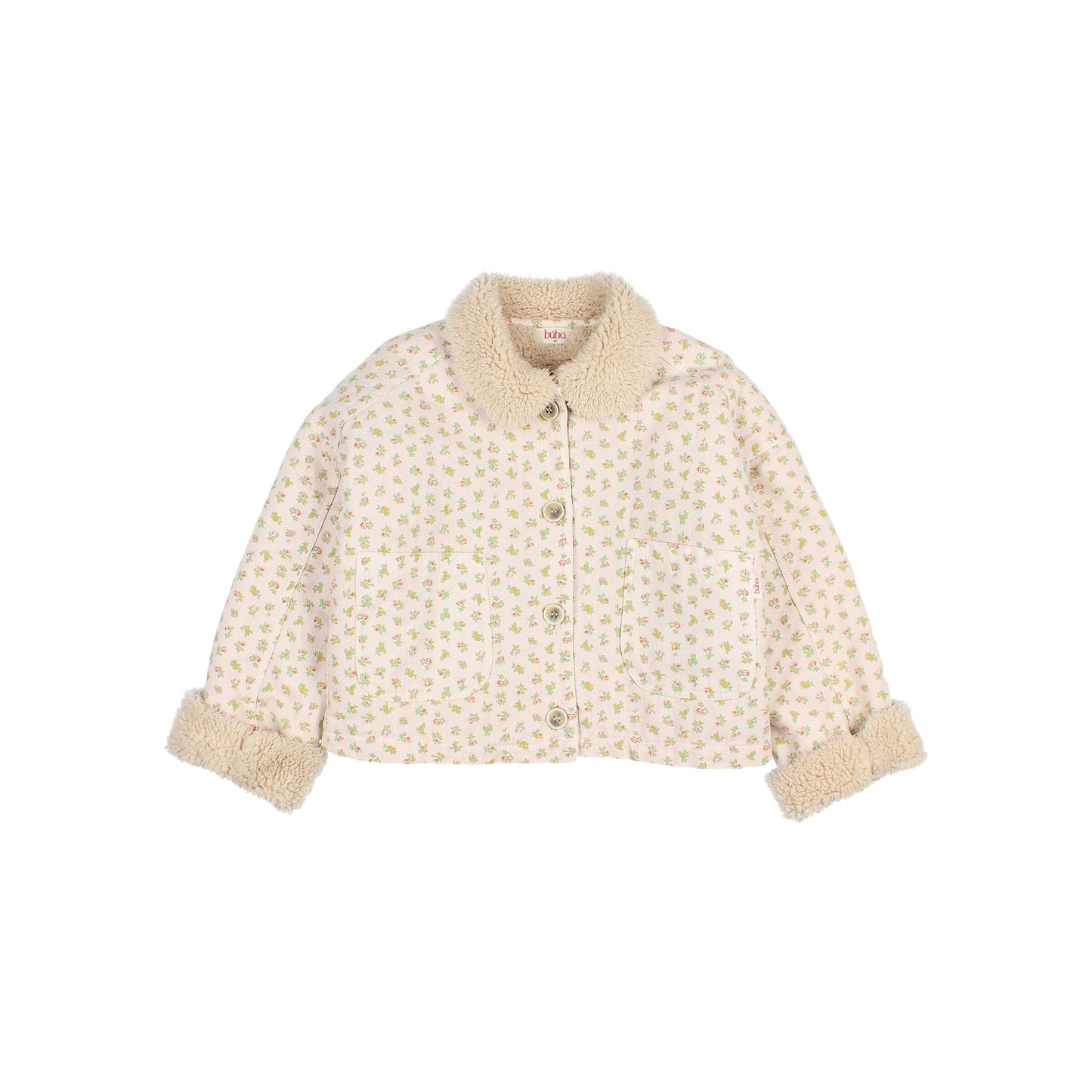 Buho Cottage Jacket - Cream Pink