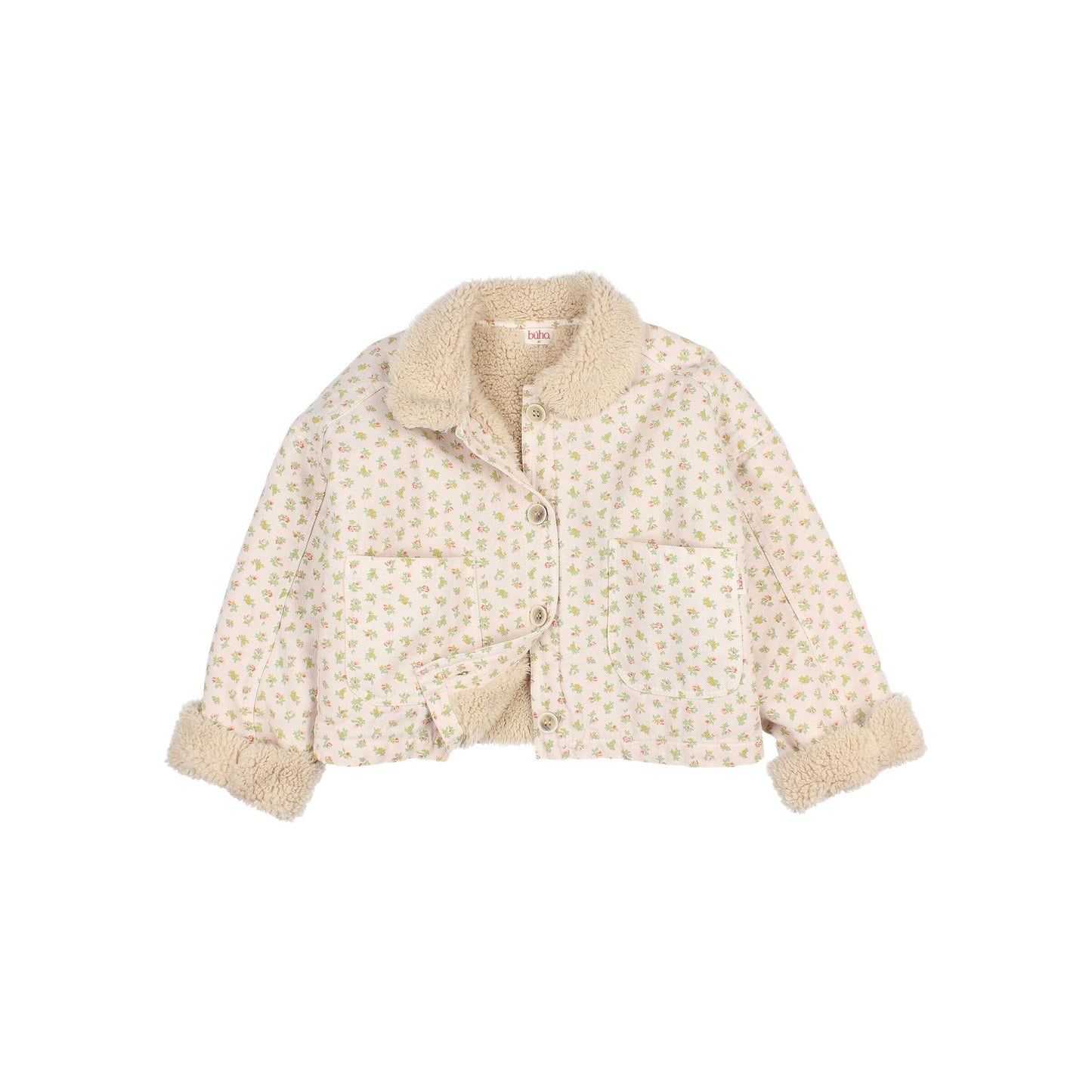 Buho Cottage Jacket - Cream Pink