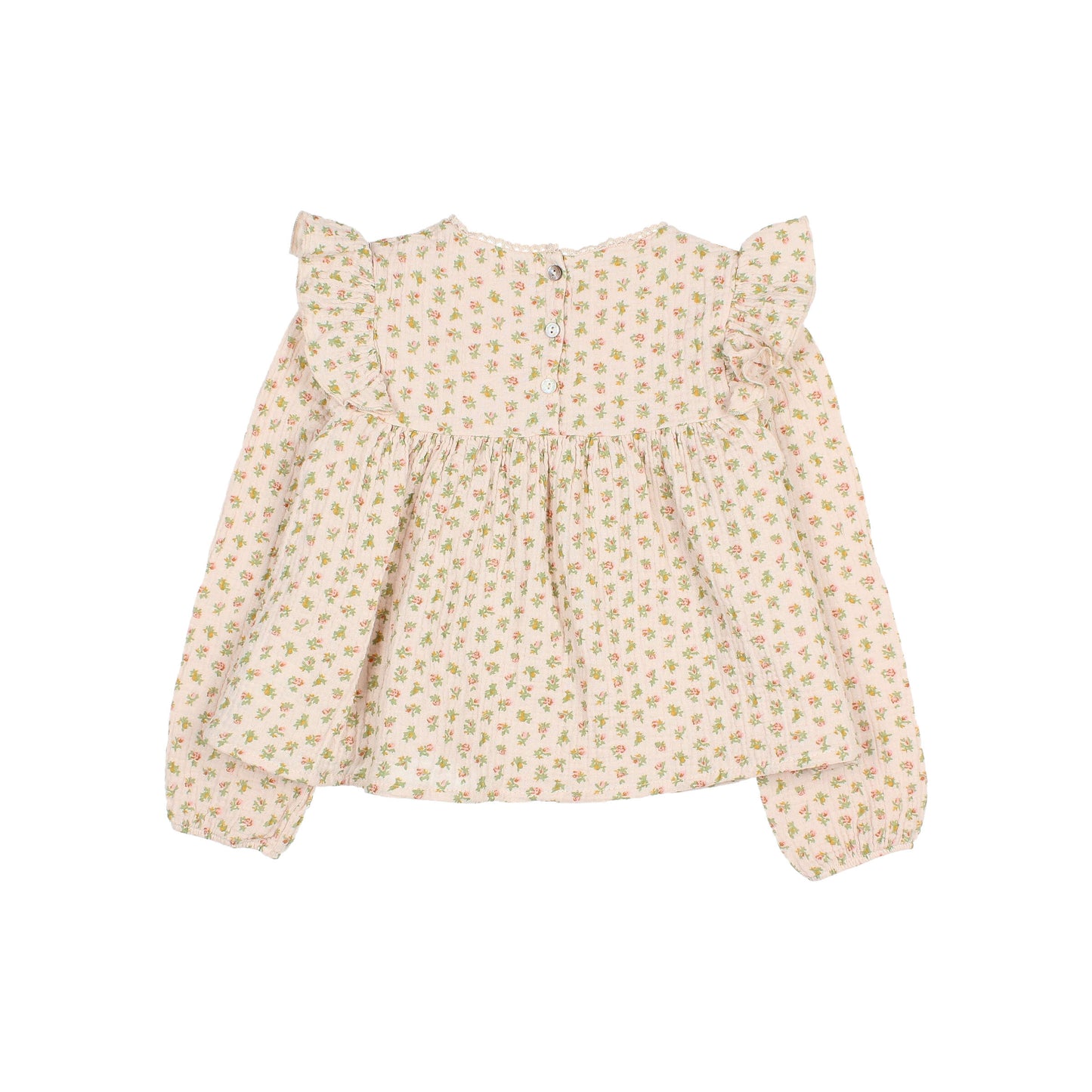 Buho Cottage Blouse - Cream Pink