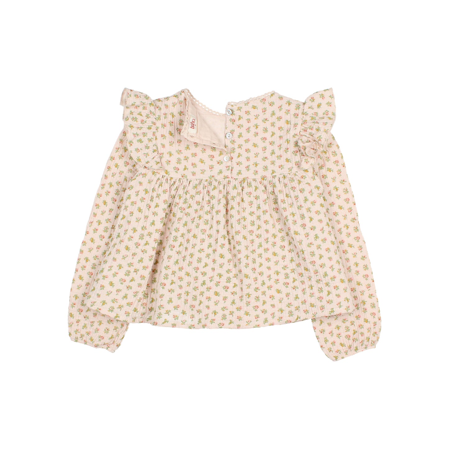 Buho Cottage Blouse - Cream Pink