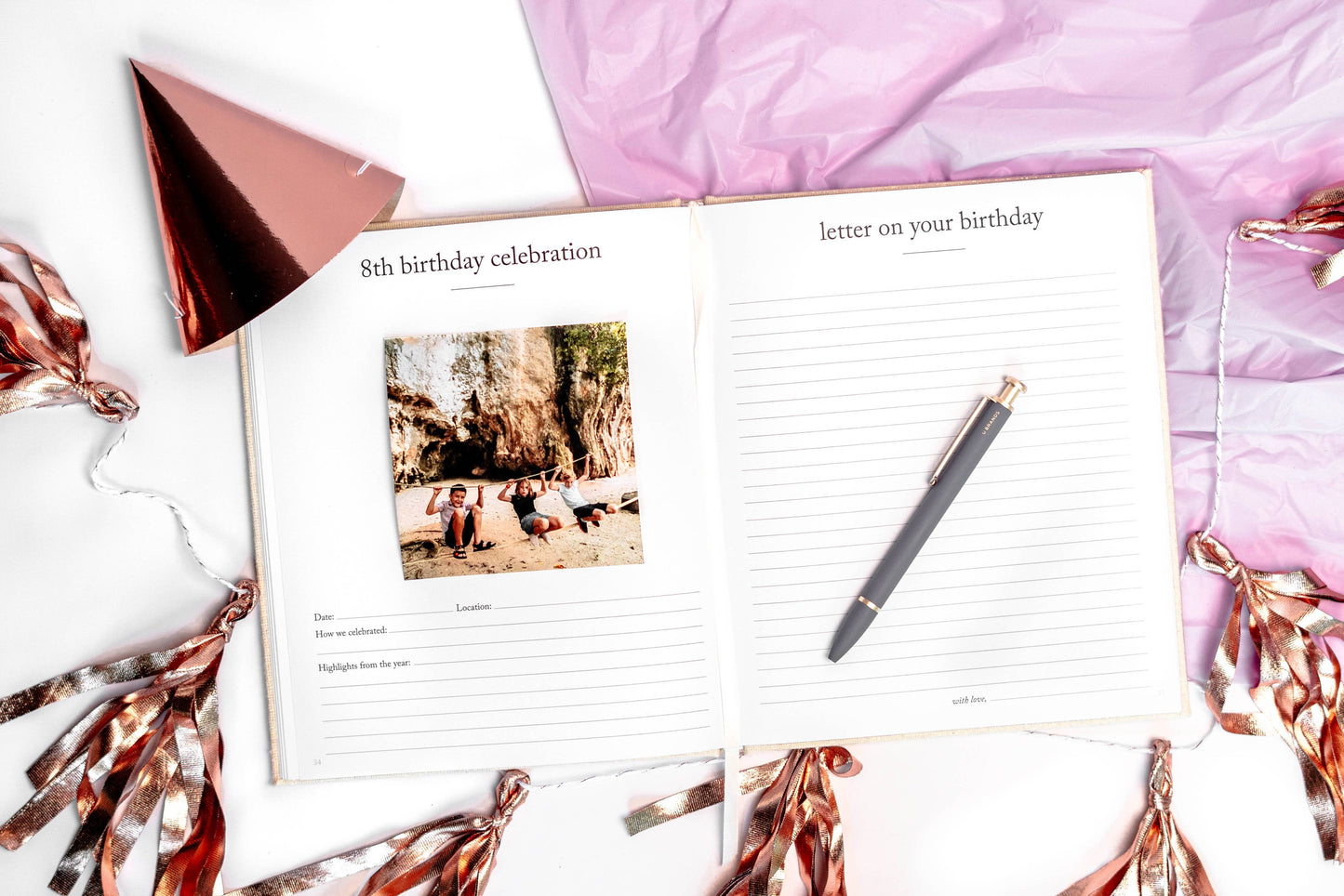 Birthday Memory Book | Birthday Guest Book