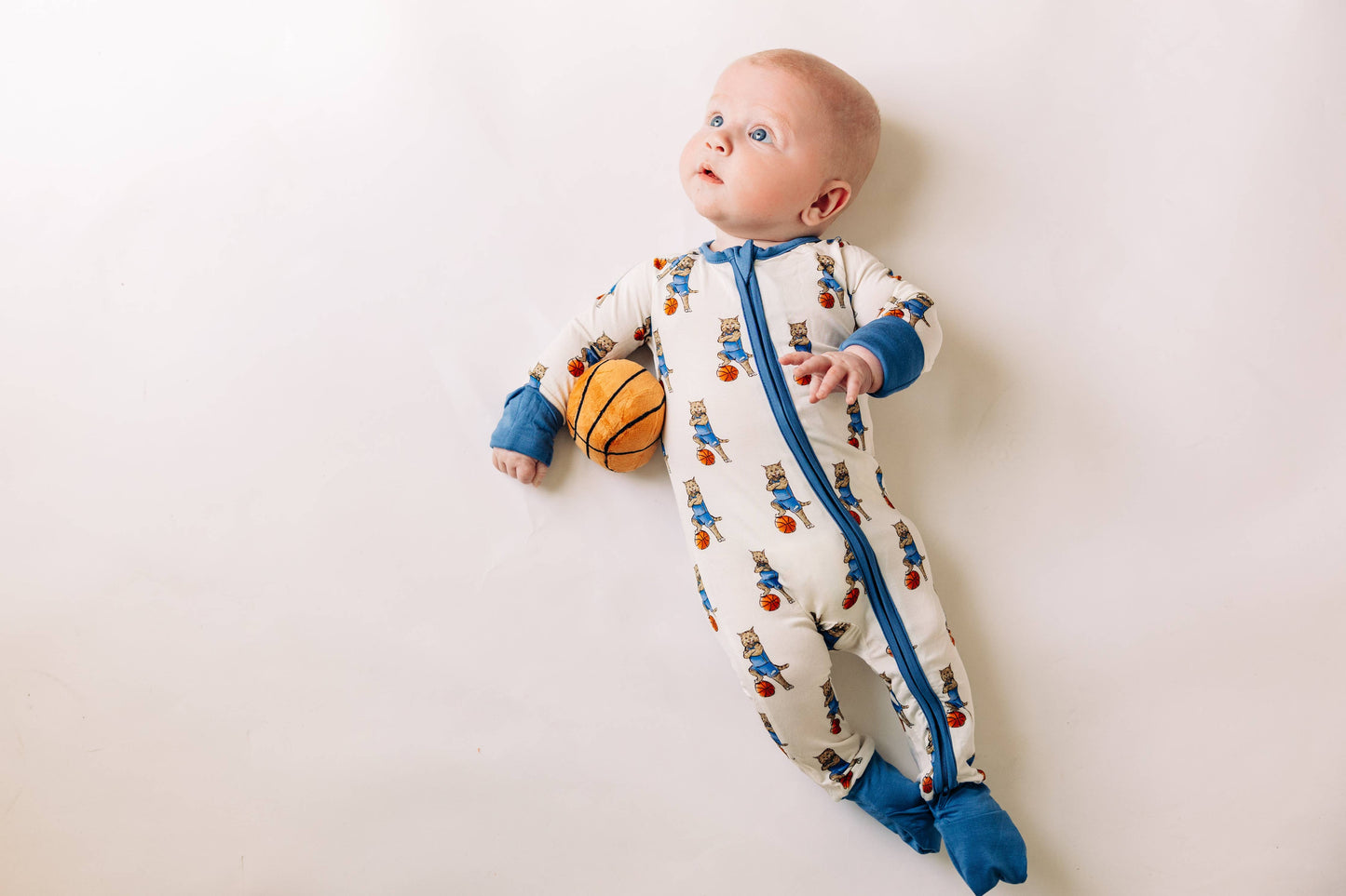 Standing Wildcat Basketball Kentucky Kids Unisex Pajamas