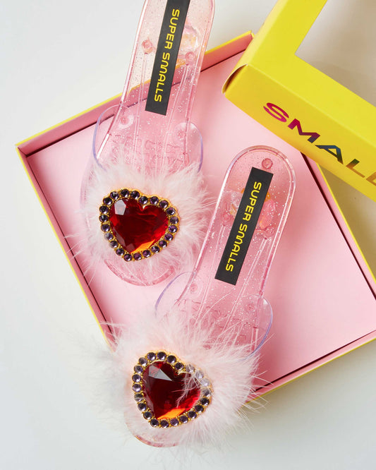 Red Heart Gem & Feather Play Shoes