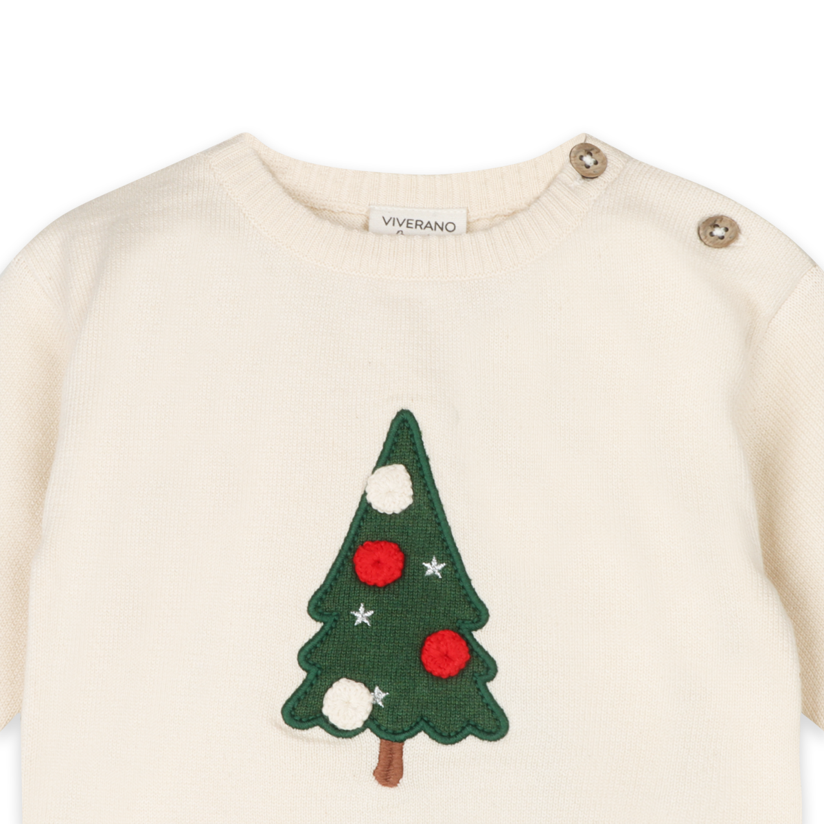 Jolly Christmas 3D Knit Baby Pullover & Pant SET (Organic)