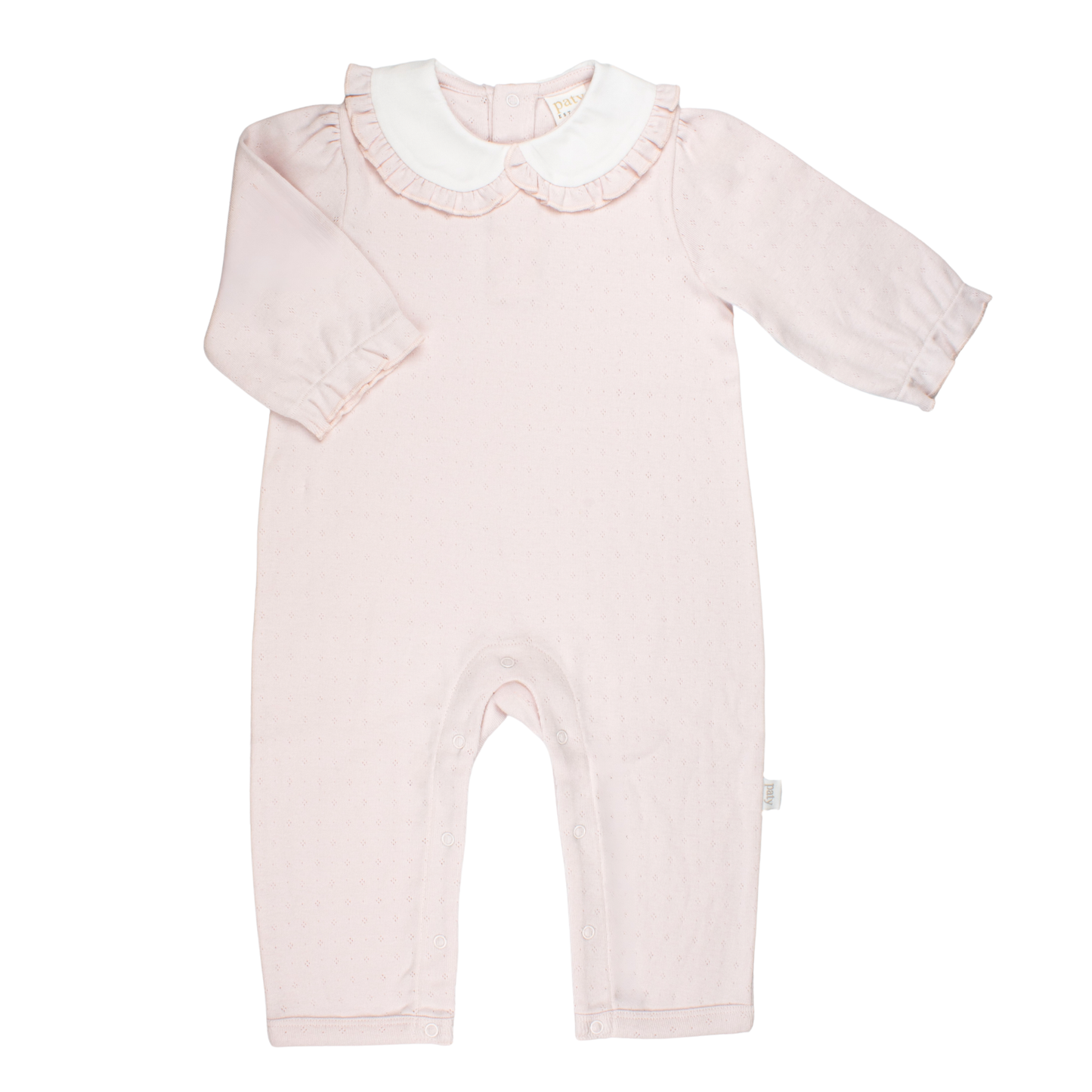 Girls Pointelle Knit Romper (Fall Holiday Collection 2025)
