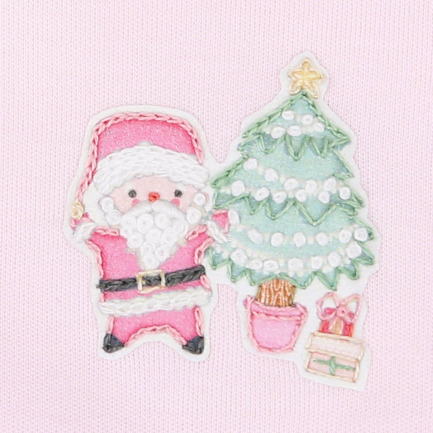 Sweet Little Christmas Pink Emb Ruffle Converter