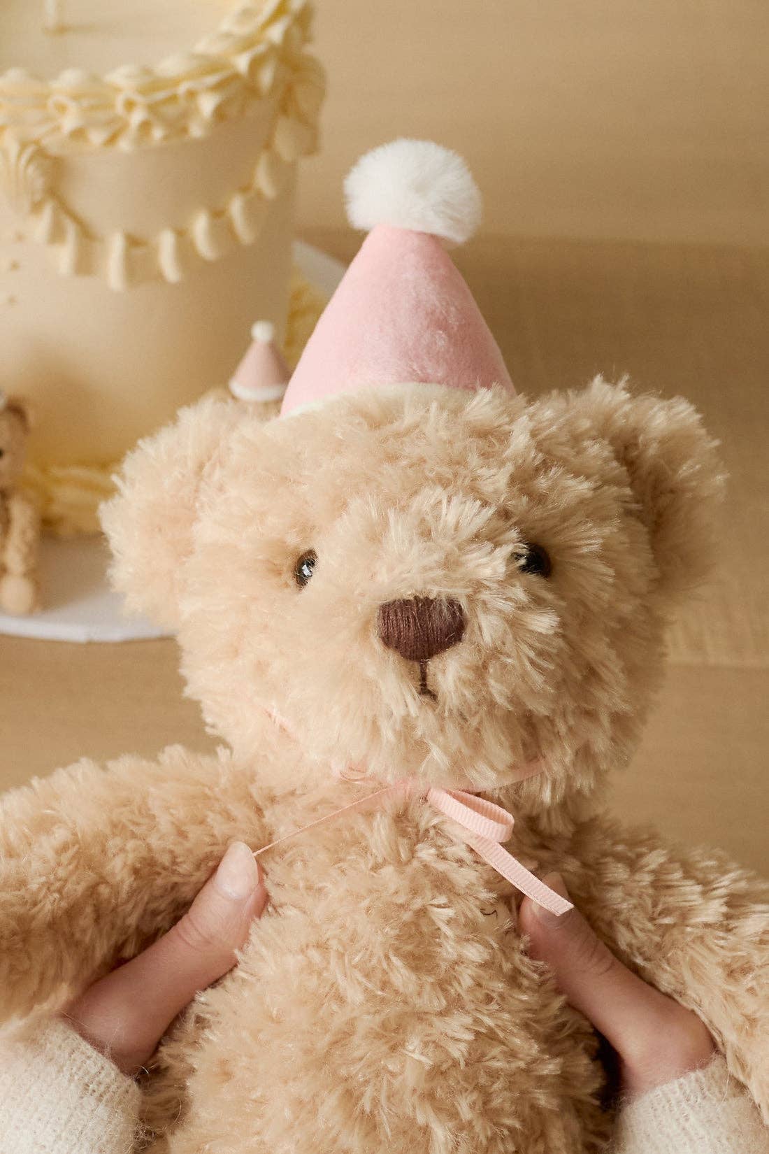 Birthday Teddy Bear Plush - Arthur with Hat (14")