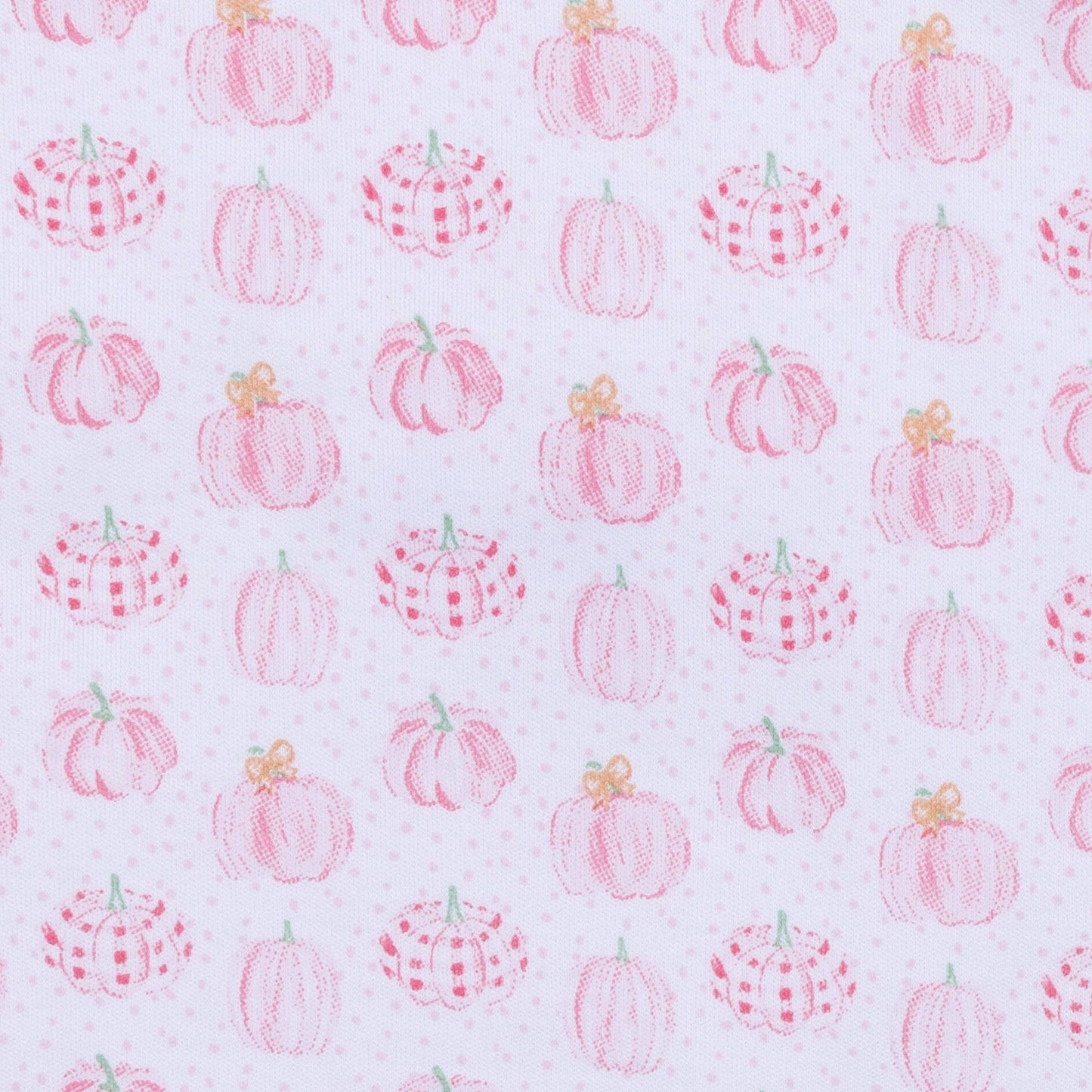 Precious Pumpkins Long Pajamas - Pink
