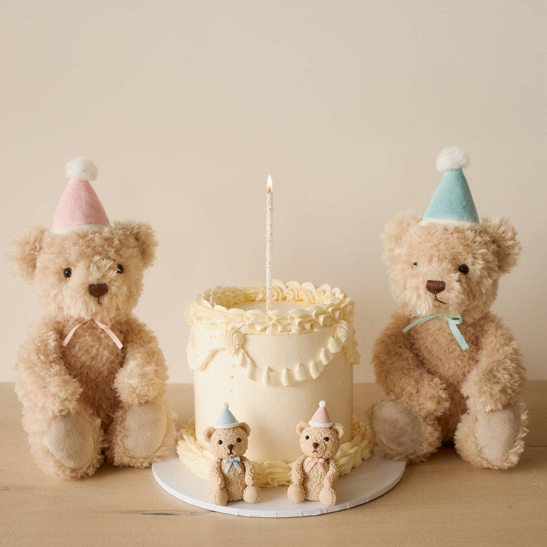 Birthday Teddy Bear Plush - Arthur with Hat (14")