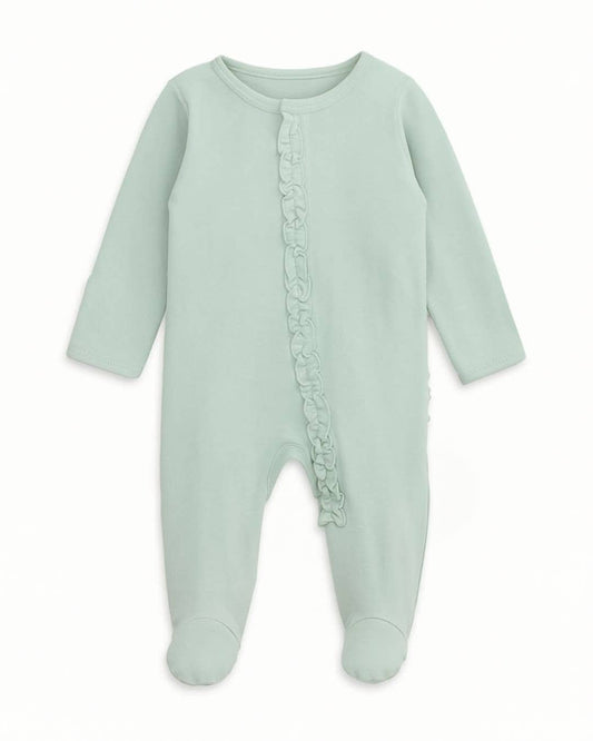 Sage Finds Grow With Me Magnetic Onesie with Ruffles
