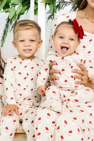 Santa Baby Zipper Footie