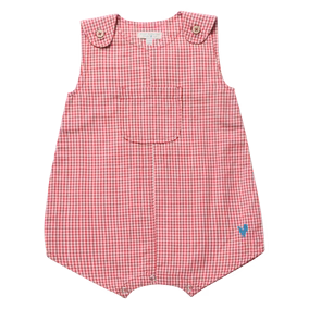 Baby Boys Noah Jumper - Red Gingham