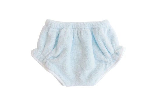 Terry Tots Diaper Cover - Blue Terry