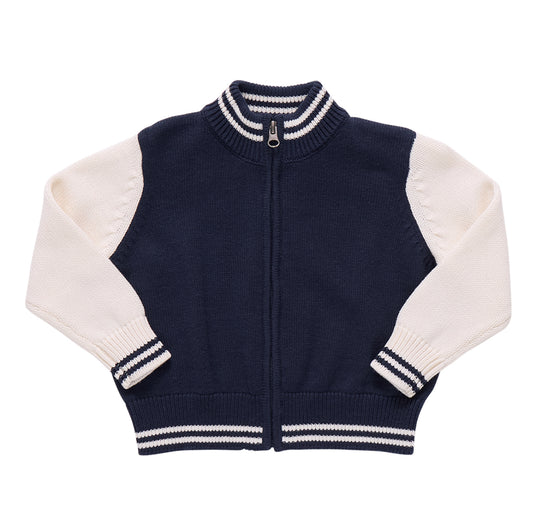 Boys Varsity Zip Sweater