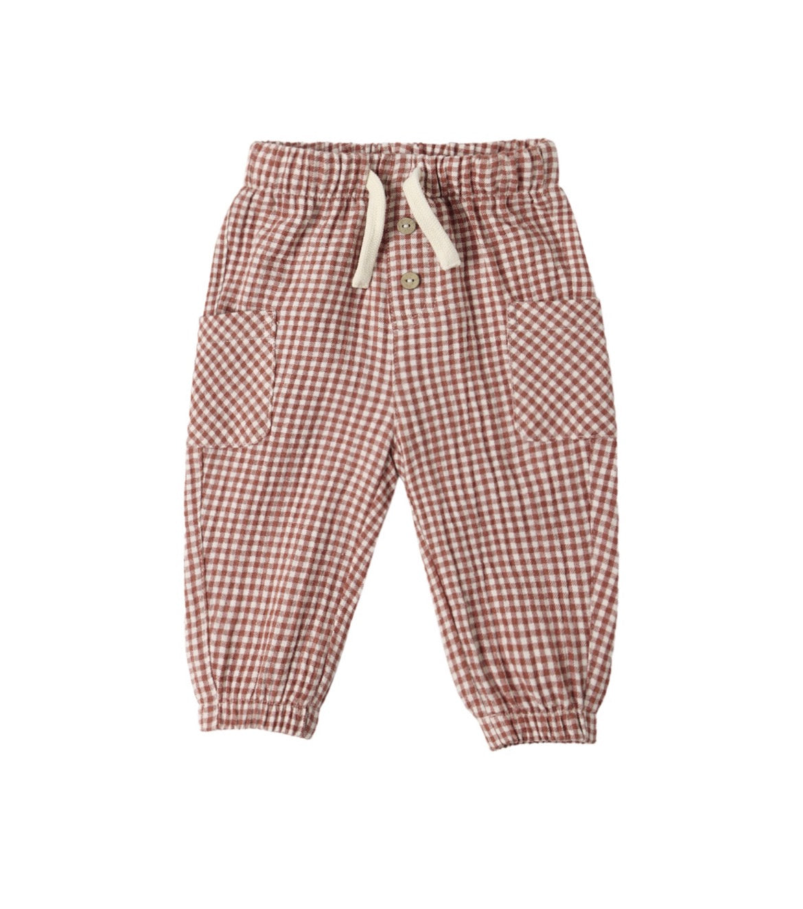 Luca Pant-Red Gingham