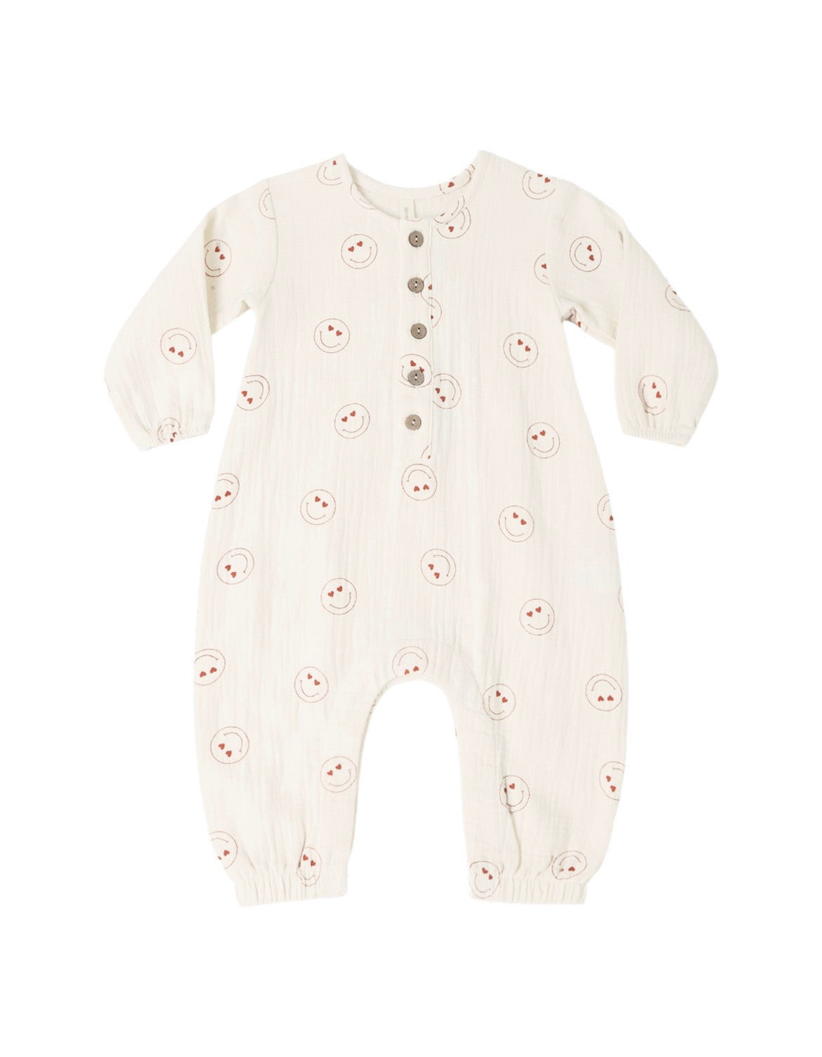 Woven Jumpsuit-Heart Eyes