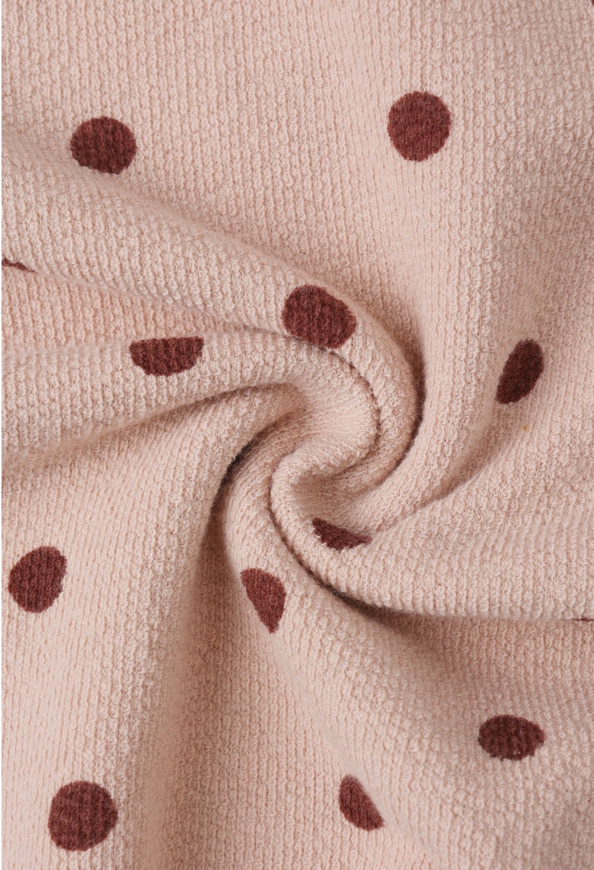 Spongey Knit Set-Polka Dot