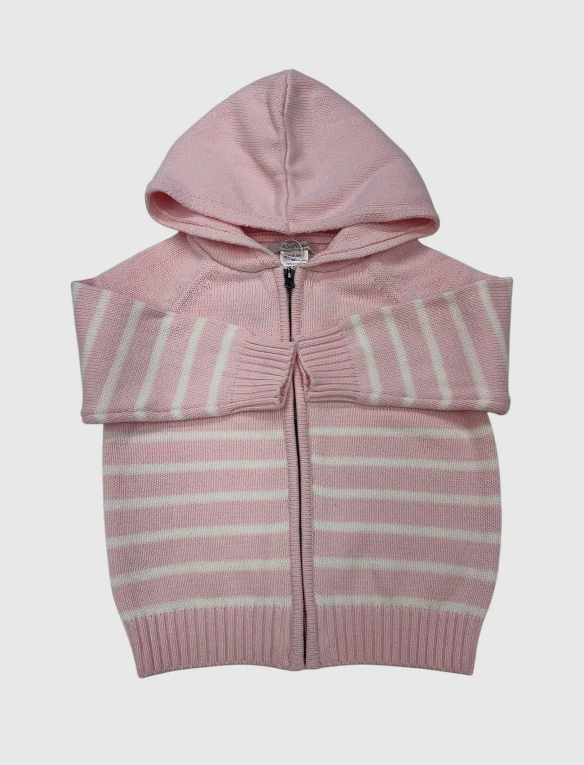 Striped Zip Hoodie