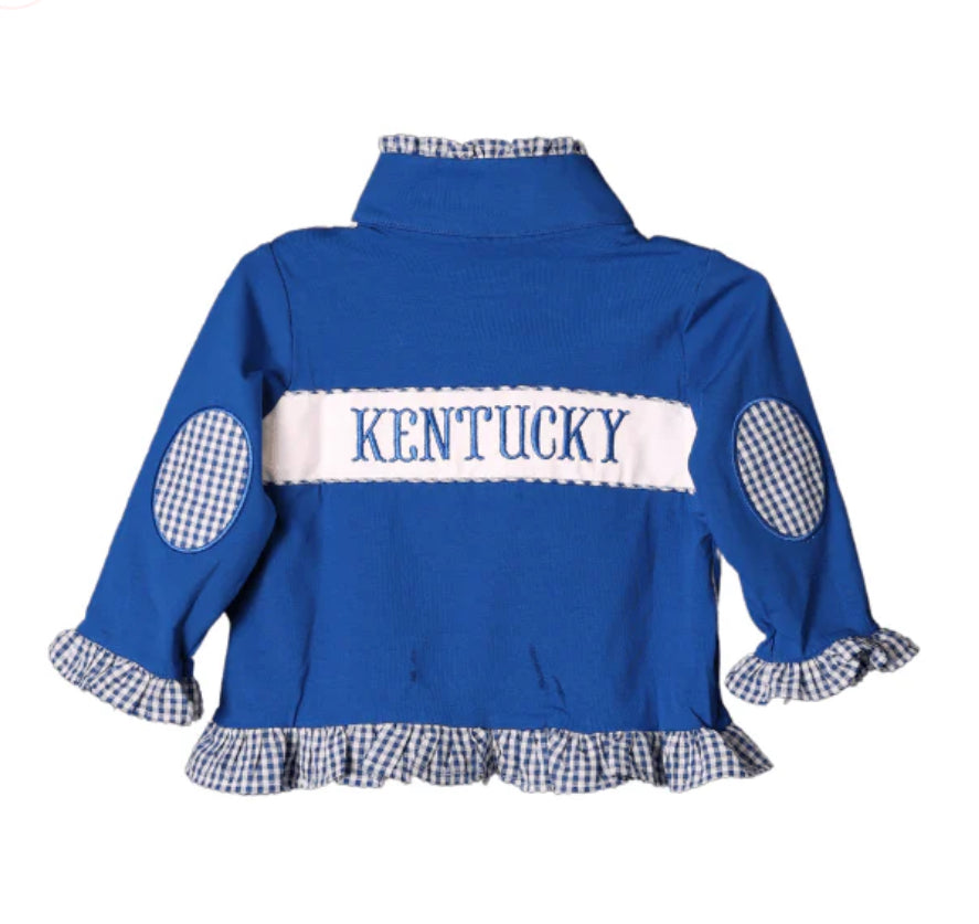 Embroidered Go Cats Girls Pullover