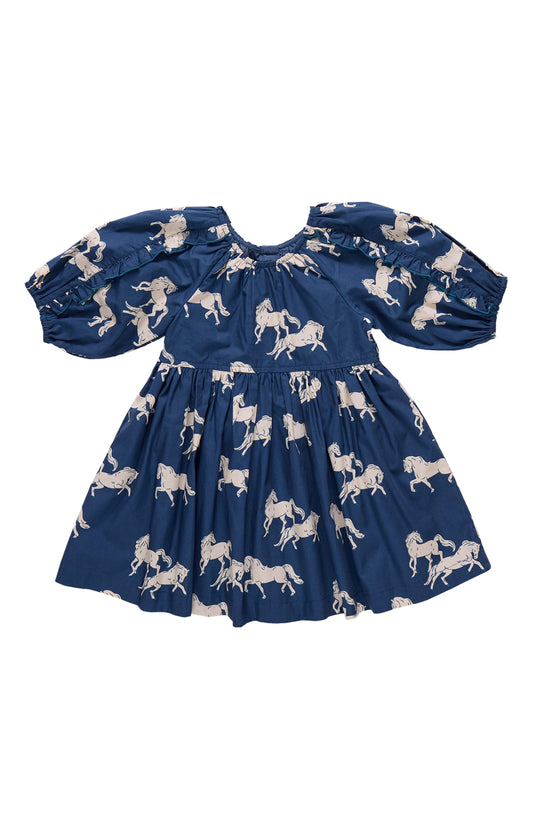 Girls Katya Dress - Wild Horses