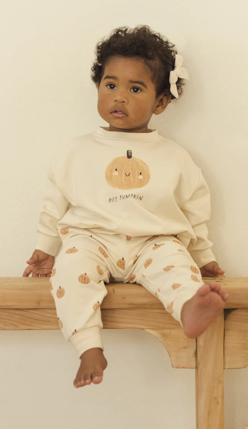 Relaxed Fleece Sweatshirt - Pumpkin