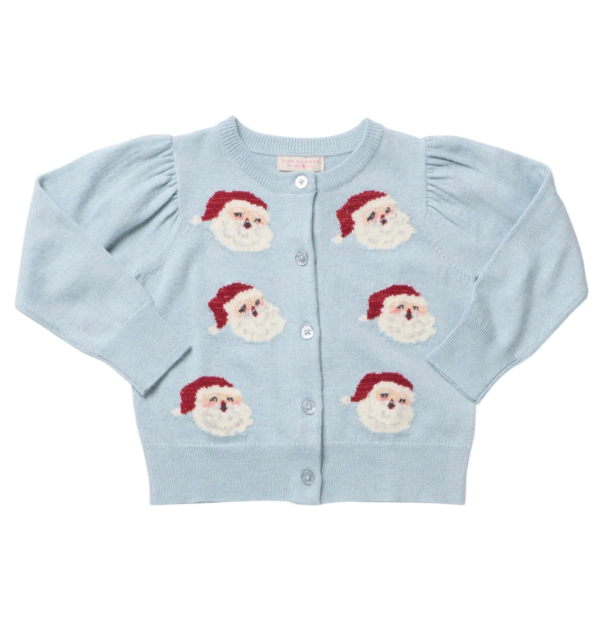 Pink Chicken Girls Tossed Santas Constance Sweater