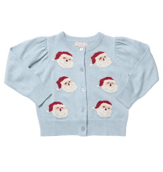 Pink Chicken Girls Tossed Santas Constance Sweater
