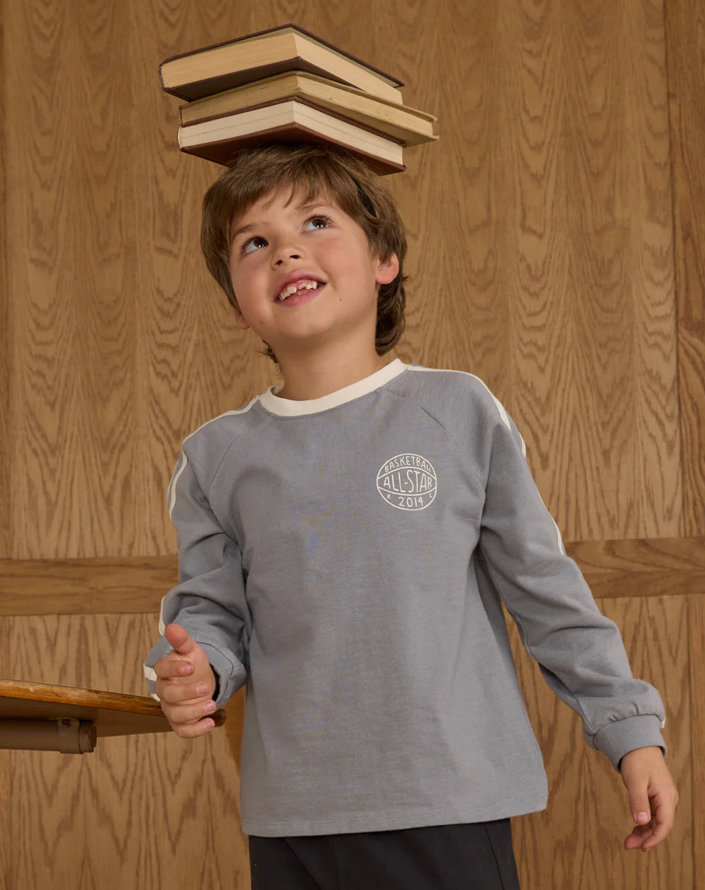 JERSEY LONG SLEEVE TEE || DUSTY BLUE